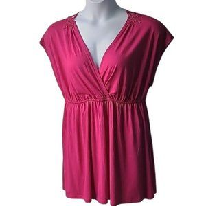 Beach Coverup with Lace Inset | Size XL | NWOT